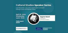 Cultural Studies Speaker Series Talk