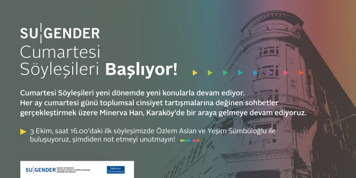 Cumartesi Söyleşileri Başlıyor g.